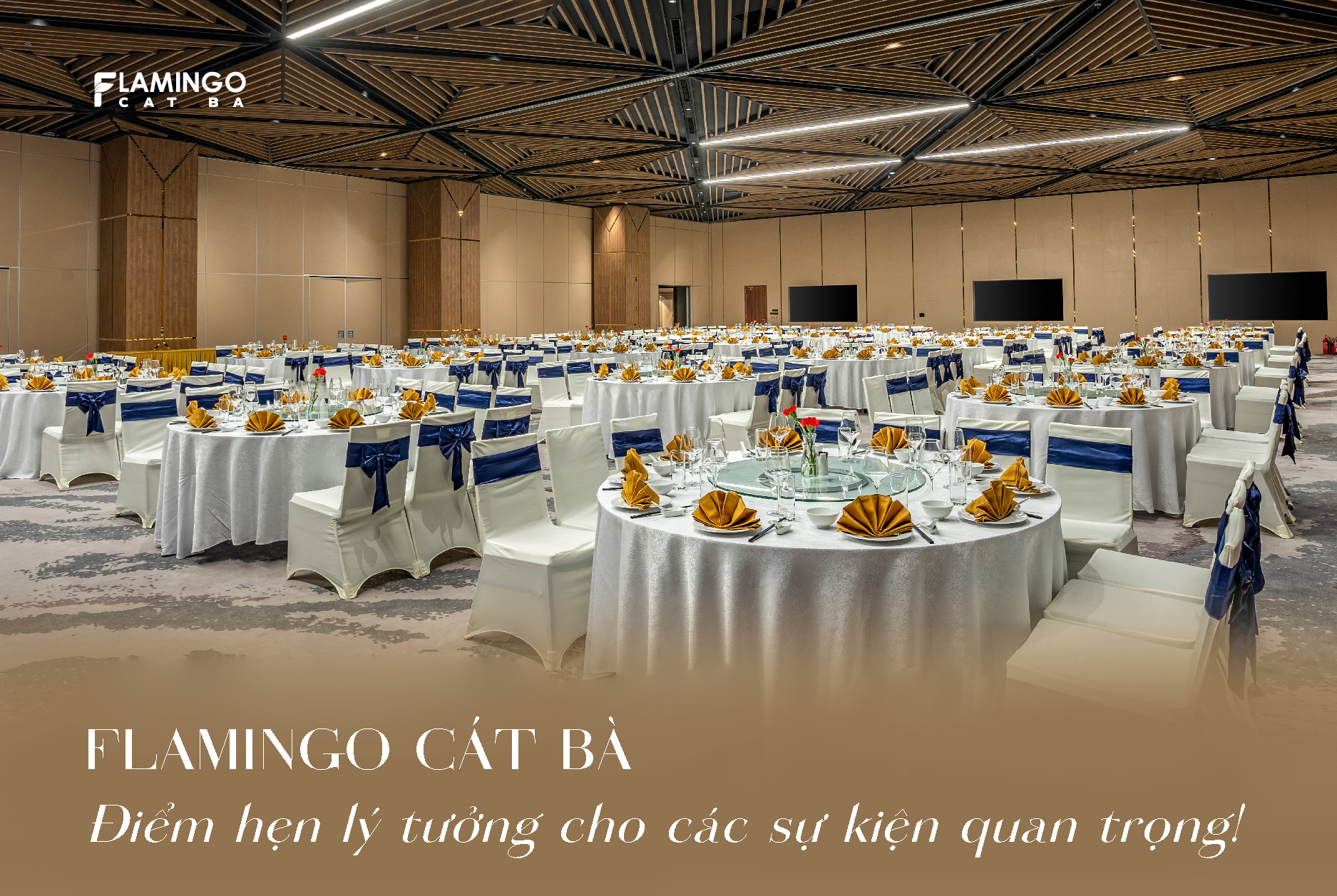 Phòng tiệc tại Flamingo Cát Bà Phòng tiệc tại Flamingo Cát Bà