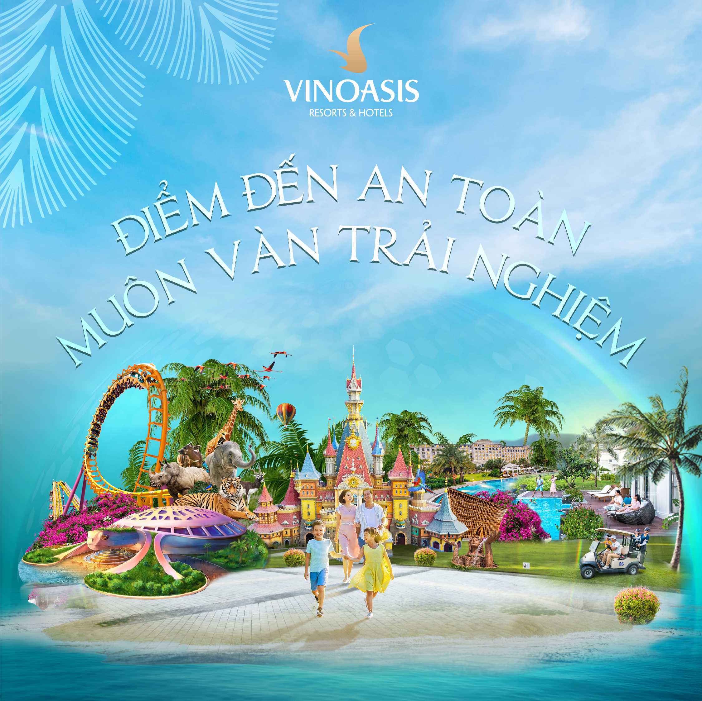 Vinpearl miễn phí test Covid - Du lịch 5 sao an  toàn