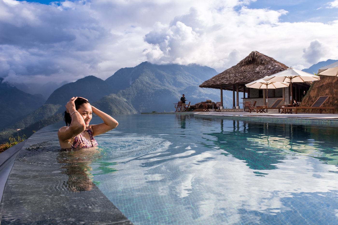 Hồ bơi Topas Ecolodge Sapa