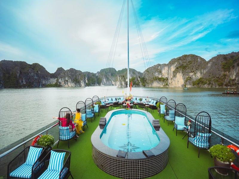 Du thuyền Hạ Long 1 ngày Amethyst Day Cruise 01 Du thuyền Hạ Long 1 ngày Amethyst Day Cruise 01