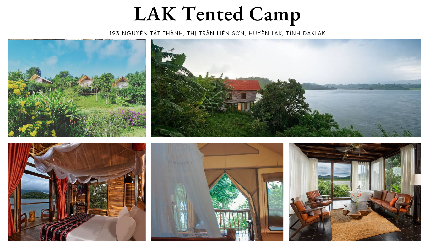 Lak Tented Camp - địa điểm đi Glamping ở phía Nam