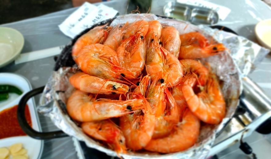 Mùa thu Hàn Quốc là mùa tôm Mùa thu Hàn Quốc là mùa tôm