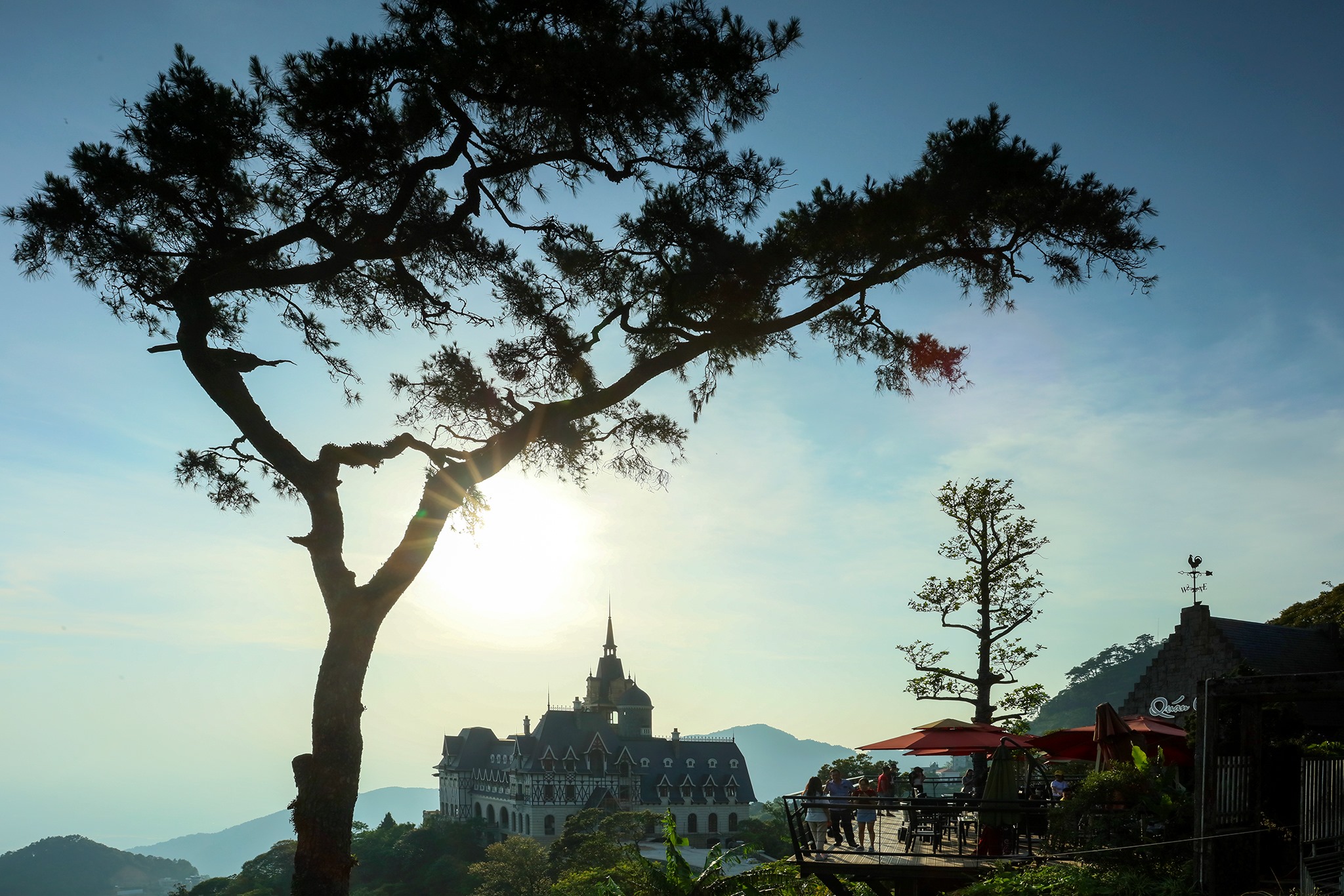 View từ quán gió Tam Đảo