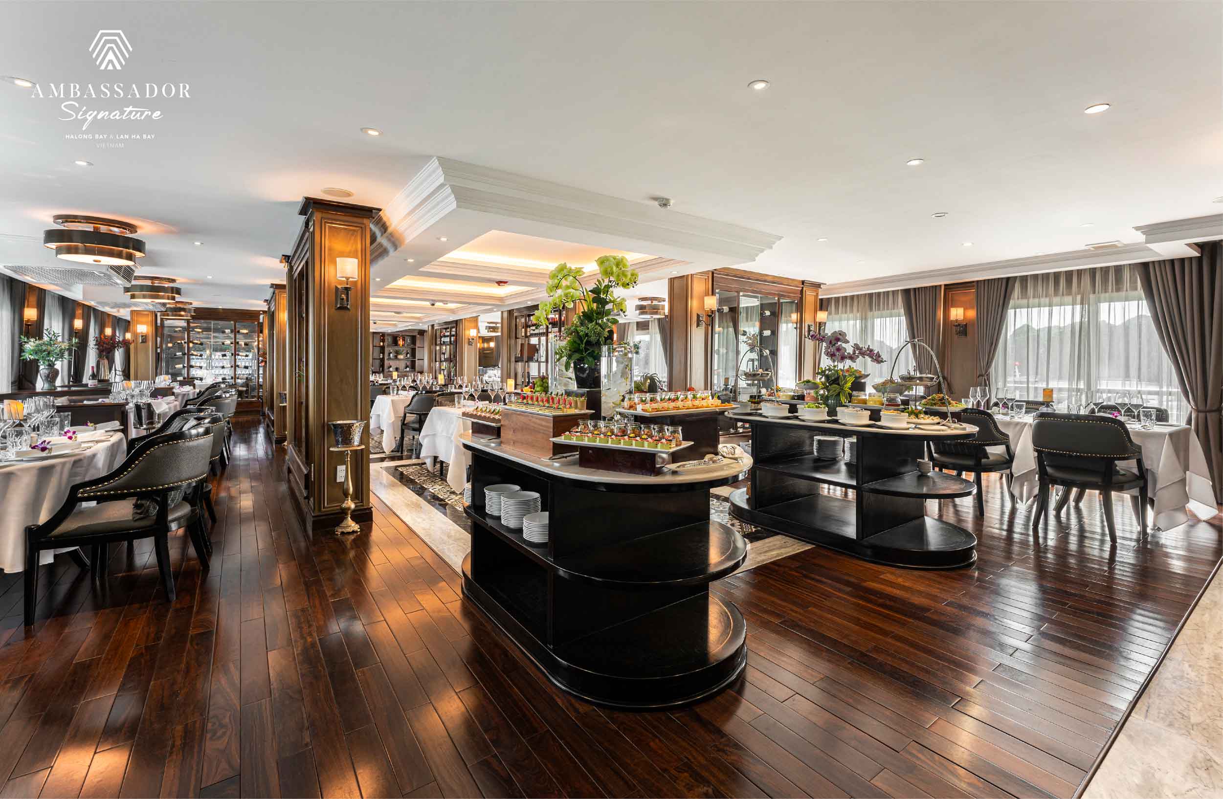 Review du thuyền vịnh Lan Hạ Ambassador Siganature