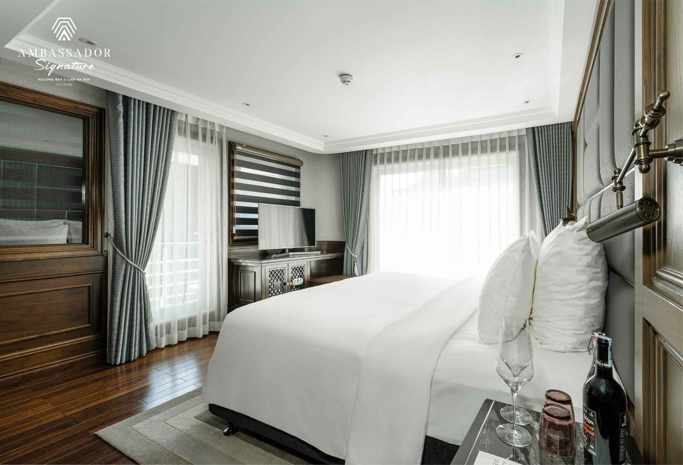 Hình ảnh phòng du thuyền vịnh Lan Hạ Ambassador Siganature