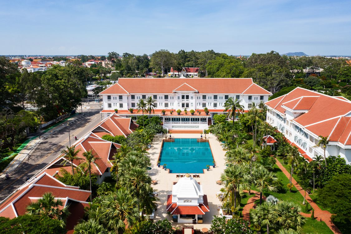 Raffles Grand Hotel d'Angkor, Siem Reap, Campuchia
