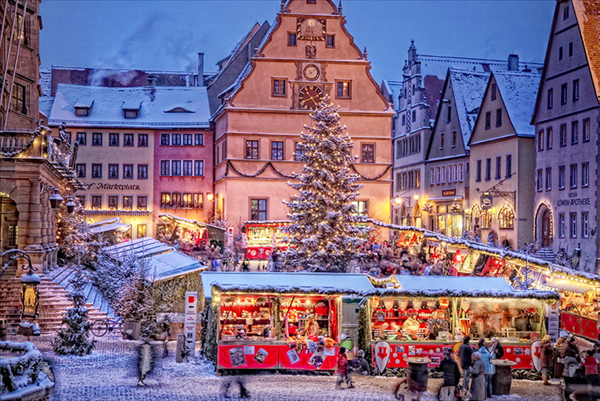 Thị trấn cổ Rothenburg ob der Tauber, Đức 01 Thị trấn cổ Rothenburg ob der Tauber, Đức 01