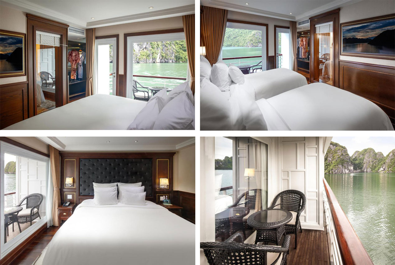 Phòng Executive Balcony - Du thuyền Paradise Elegance Phòng Executive Balcony - Du thuyền Paradise Elegance