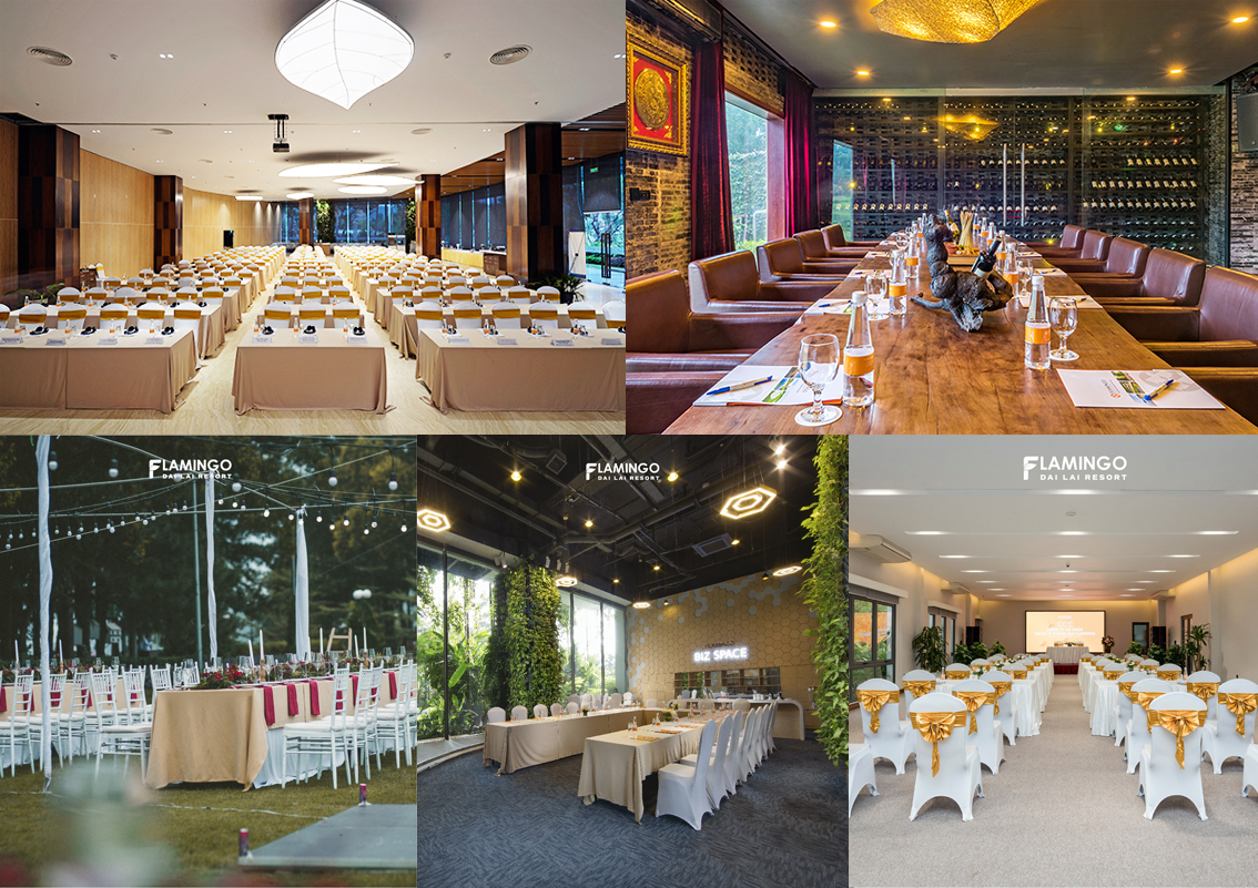 Không gian tổ chức hội thảo, hội nghị, sự kiện của Flamingo Resort Không gian tổ chức hội thảo, hội nghị, sự kiện của Flamingo Resort