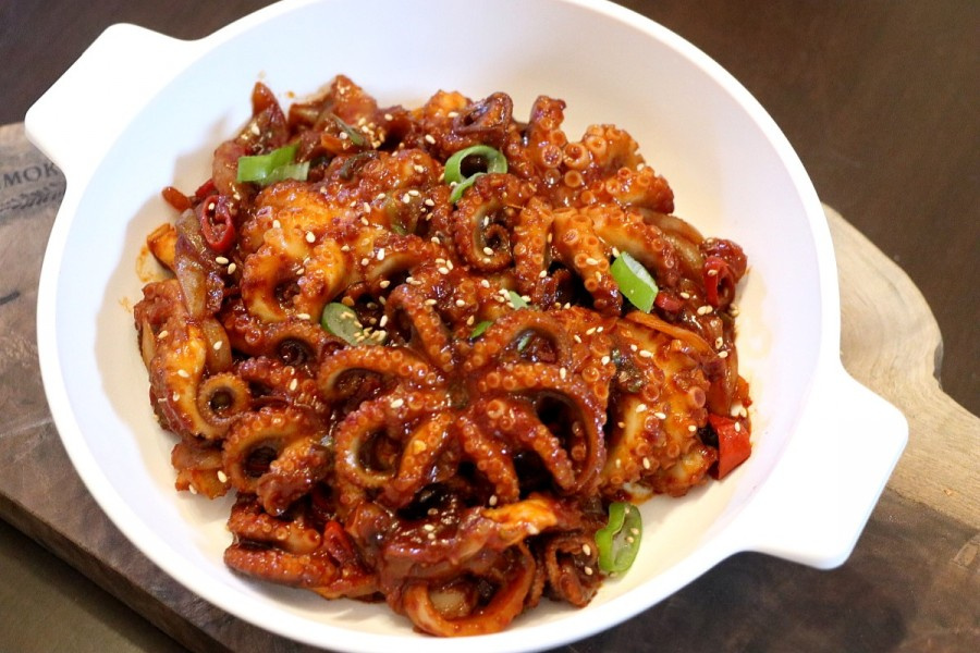 Bạch tuộc babi - Món ăn ngon của Hàn Quốc