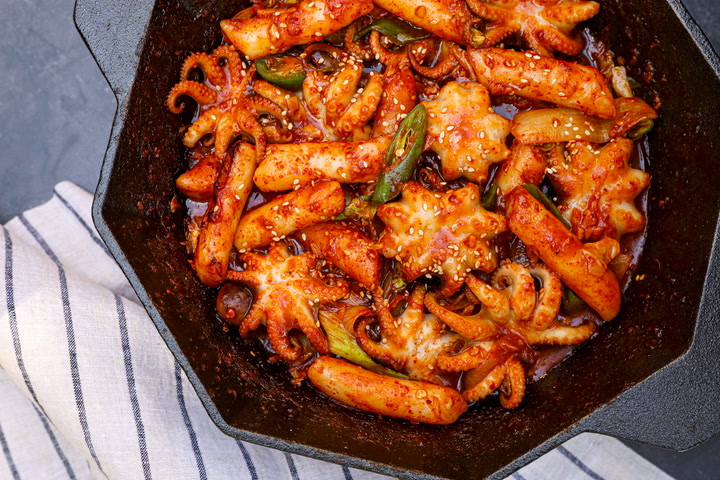 Bạch tuộc babi - Món ăn ngon của Hàn Quốc 01