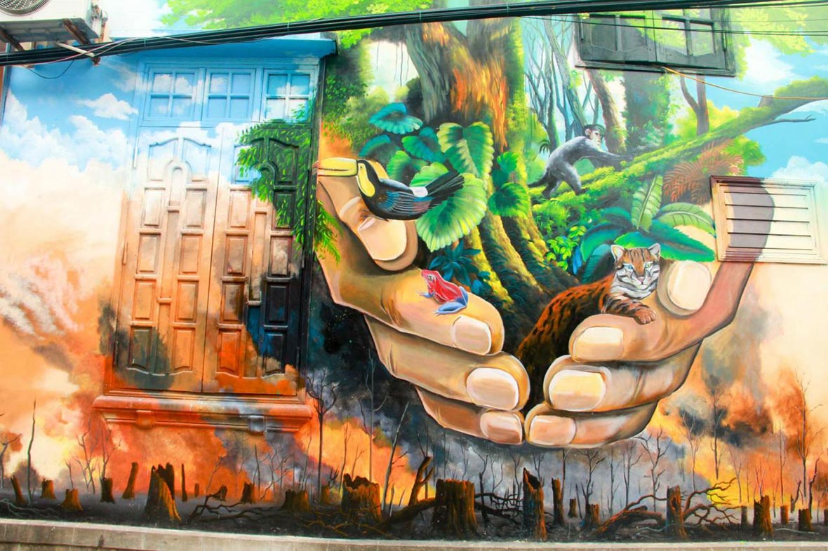 Làng Bích Họa Cảnh Dương Quảng Bình 03