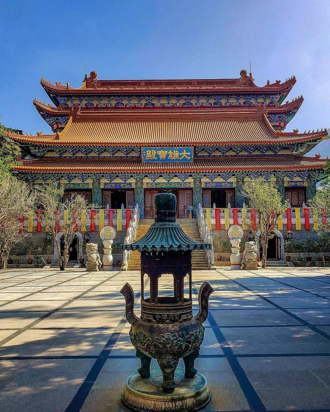 Tu viện Po Lin - Địa điểm check-in đẹp ở Hồng Kông Tu viện Po Lin - Địa điểm check-in đẹp ở Hồng Kông