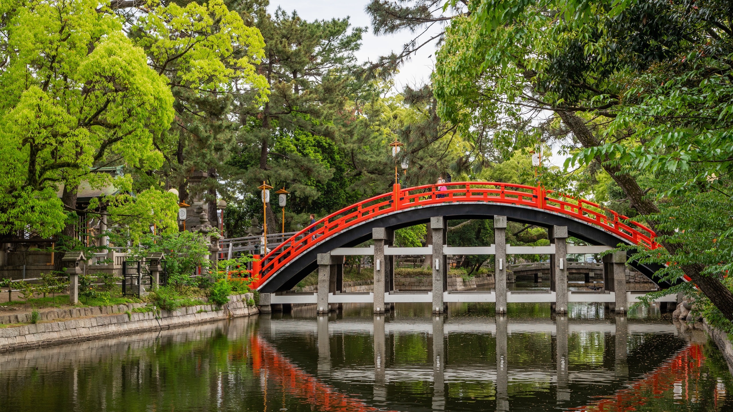 Đền Sumiyoshi Taisha, Osaka, Nhật Bản 01 Đền Sumiyoshi Taisha, Osaka, Nhật Bản 01