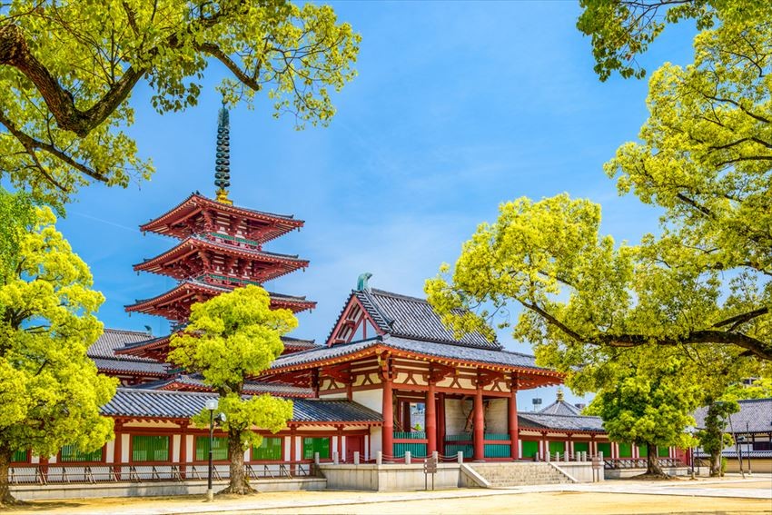 Chùa Shitenno-ji, Osaka Nhật Bản Chùa Shitenno-ji, Osaka Nhật Bản