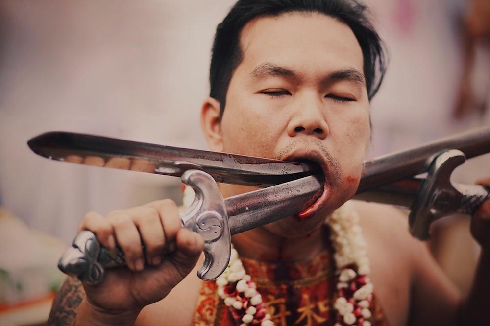 Lễ hội ăn chay Thái Lan 01 Lễ hội ăn chay Thái Lan 01